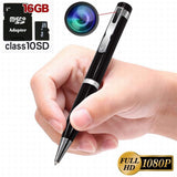 最高画質 超小型カメラ搭載 ペン型カメラ スリムタイプ〔16GB SDカード付 〕小型CCDカメラ 【ZEXEZ】１年保証 唯一の録画時ランプ非点灯タイプ 防犯用 最上級フラッグシップモデル (1920×1080 最高30fps) フルハイビジョン高画質バージョン スパイカメラ