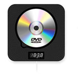 DVD/CDプレーヤー 新型 置き＆壁掛け式 dvdプレーヤー hdmi対応 1台多役 Bluetooth USB対応 プルースイッチ式 ステレオ音楽システム LEDディスプレイ防塵カバー付き 日本語説明書付き