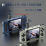 RG351MP RK3326 ポータブルゲーム機 アルミニウム合金二人対戦対応 3Dジョイスティック 3.5インチOCAフル IPSスクリーン OpenSourceLinux システム搭載 3500mAh 64G