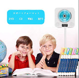 DVD/CDプレーヤー 新型 置き＆壁掛け式 dvdプレーヤー hdmi対応 1台多役 Bluetooth USB対応 プルースイッチ式 ステレオ音楽システム LEDディスプレイ防塵カバー付き 日本語説明書付き