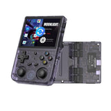 RG353V RK3566 Whatskoハンドヘルドゲーム機 Android11&LINUXシステム搭載 3.5インチIPS全密着OCAフルスクリーン WiFi/Bluetooth機能対応 振動モーター