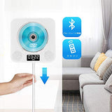 DVD/CDプレーヤー 新型 置き＆壁掛け式 dvdプレーヤー hdmi対応 1台多役 Bluetooth USB対応 プルースイッチ式 ステレオ音楽システム LEDディスプレイ防塵カバー付き 日本語説明書付き