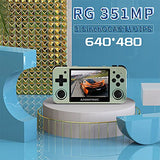 RG351MP RK3326 ポータブルゲーム機 アルミニウム合金二人対戦対応 3Dジョイスティック 3.5インチOCAフル IPSスクリーン OpenSourceLinux システム搭載 3500mAh 64G