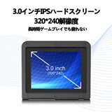 Powkiddy V90 ミニポータブルゲーム機 折り畳み式 Open Source Linuxシステム 3インチIPSスクリーン アーケードゲーム機 64GB